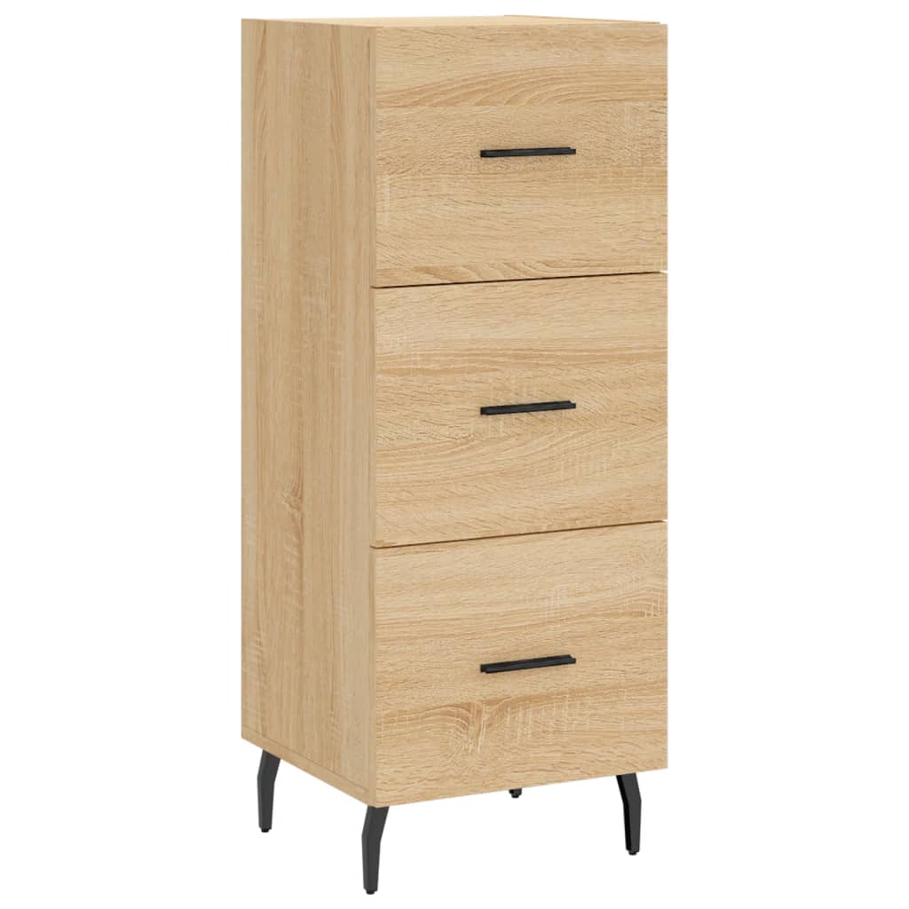 Buffet haut Chêne sonoma 34,5x34x180 cm Bois d'ingénierie - XIOS
