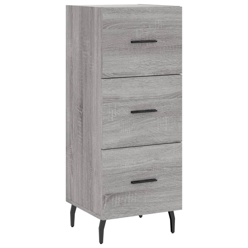 Buffet haut Sonoma gris 34,5x34x180 cm Bois d'ingénierie - XIOS