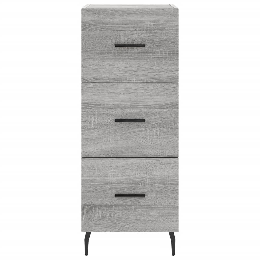 Buffet haut Sonoma gris 34,5x34x180 cm Bois d'ingénierie - XIOS