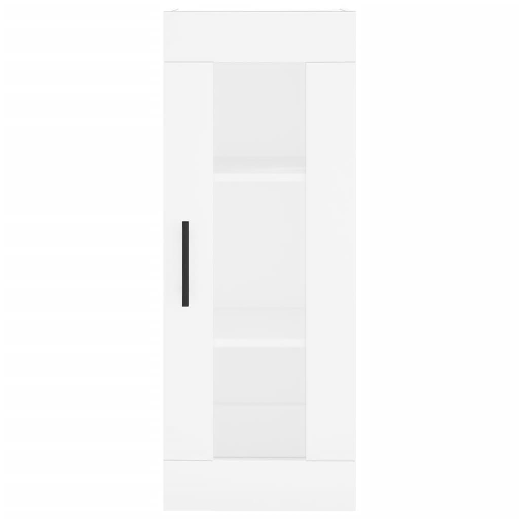 Buffet haut Blanc 34,5x34x180 cm Bois d'ingénierie - XIOS