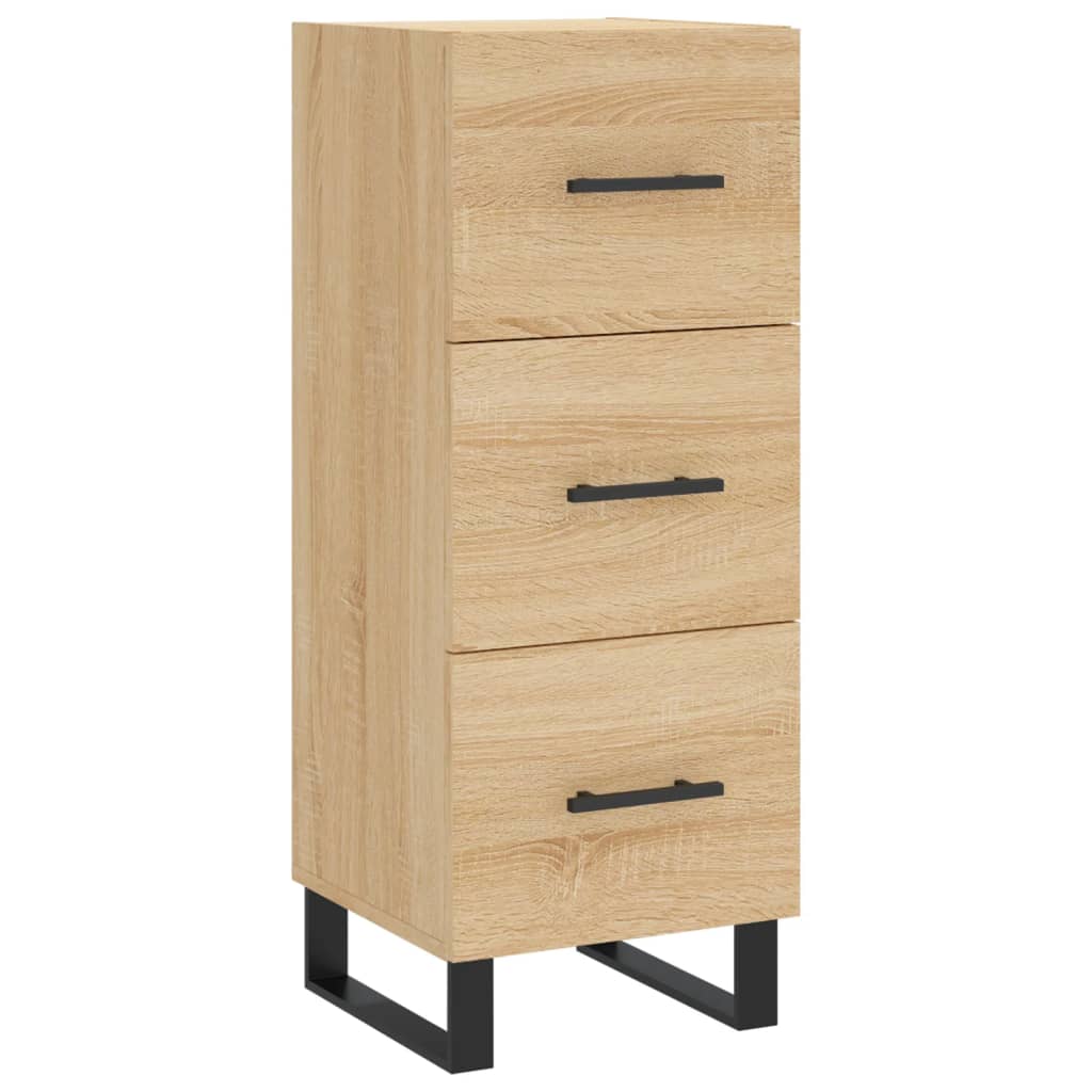Buffet haut Chêne sonoma 34,5x34x180 cm Bois d'ingénierie - XIOS