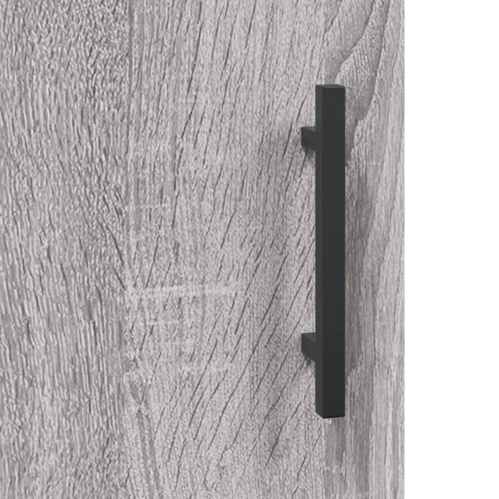 Buffet haut Sonoma gris 34,5x34x180 cm Bois d'ingénierie - XIOS