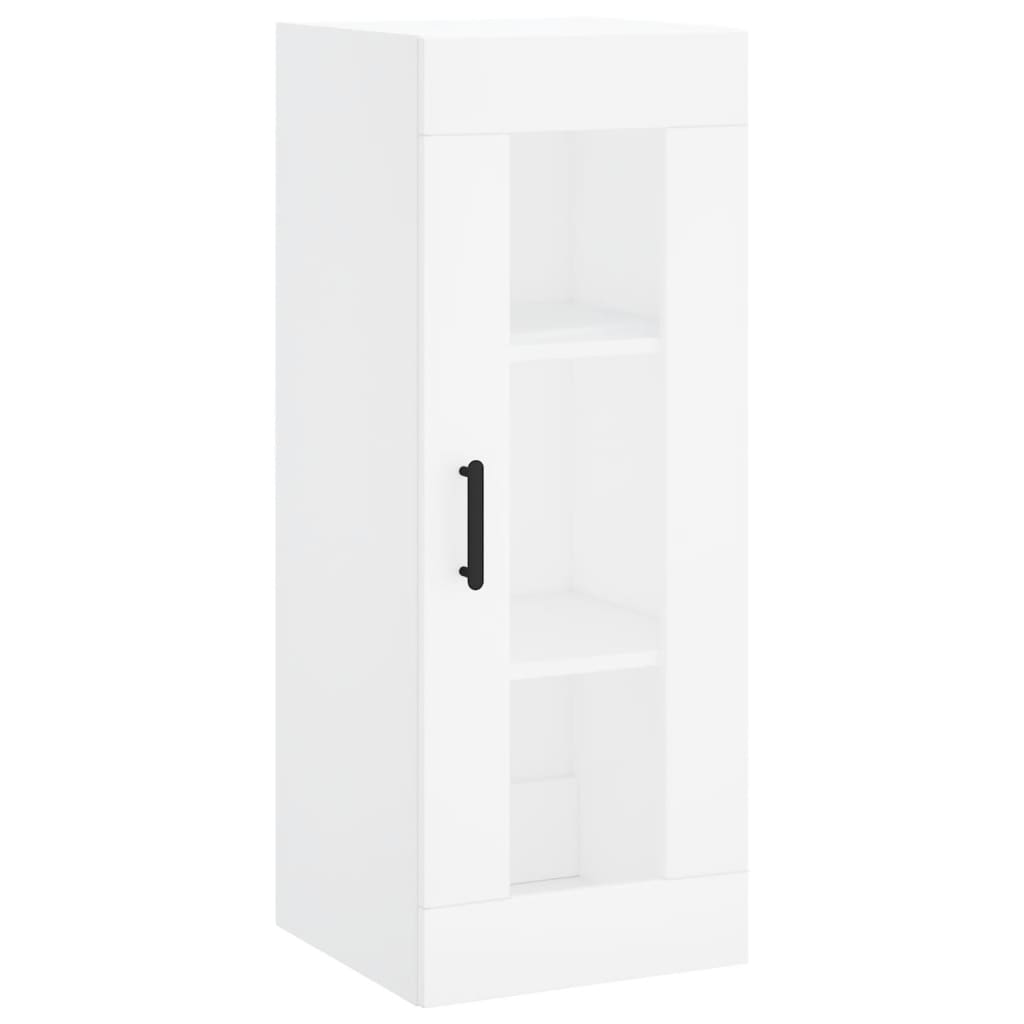Buffet haut Blanc 34,5x34x180 cm Bois d'ingénierie - XIOS