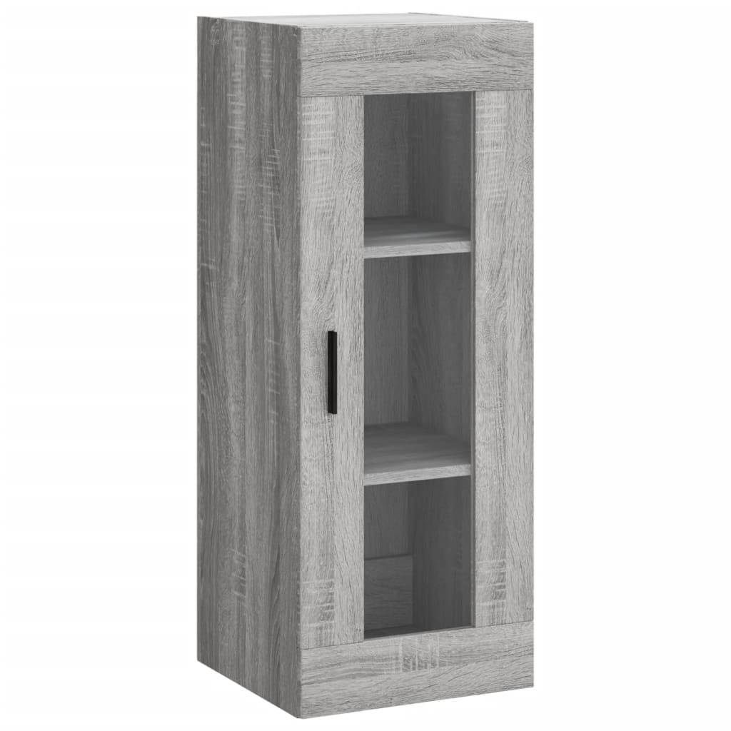 Buffet haut Sonoma gris 34,5x34x180 cm Bois d'ingénierie - XIOS