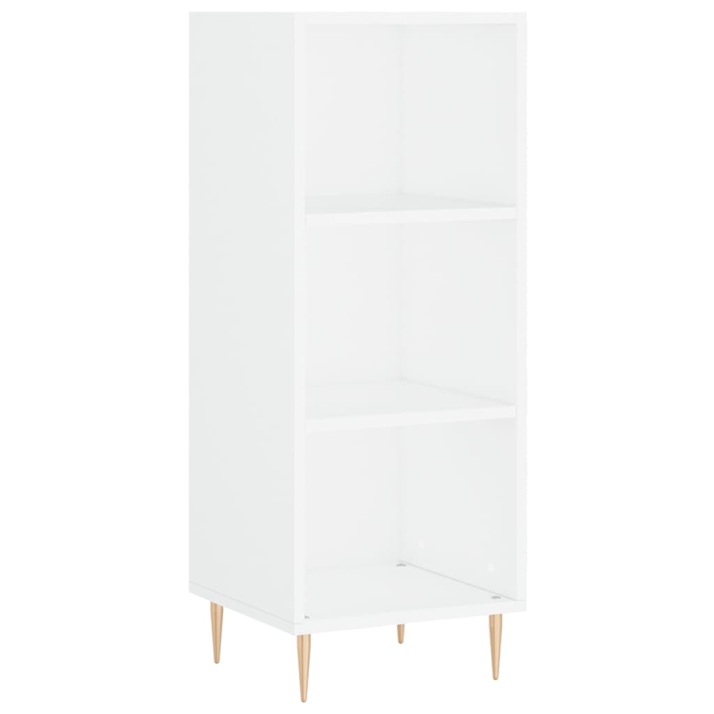 Buffet haut Blanc 34,5x34x180 cm Bois d'ingénierie - XIOS