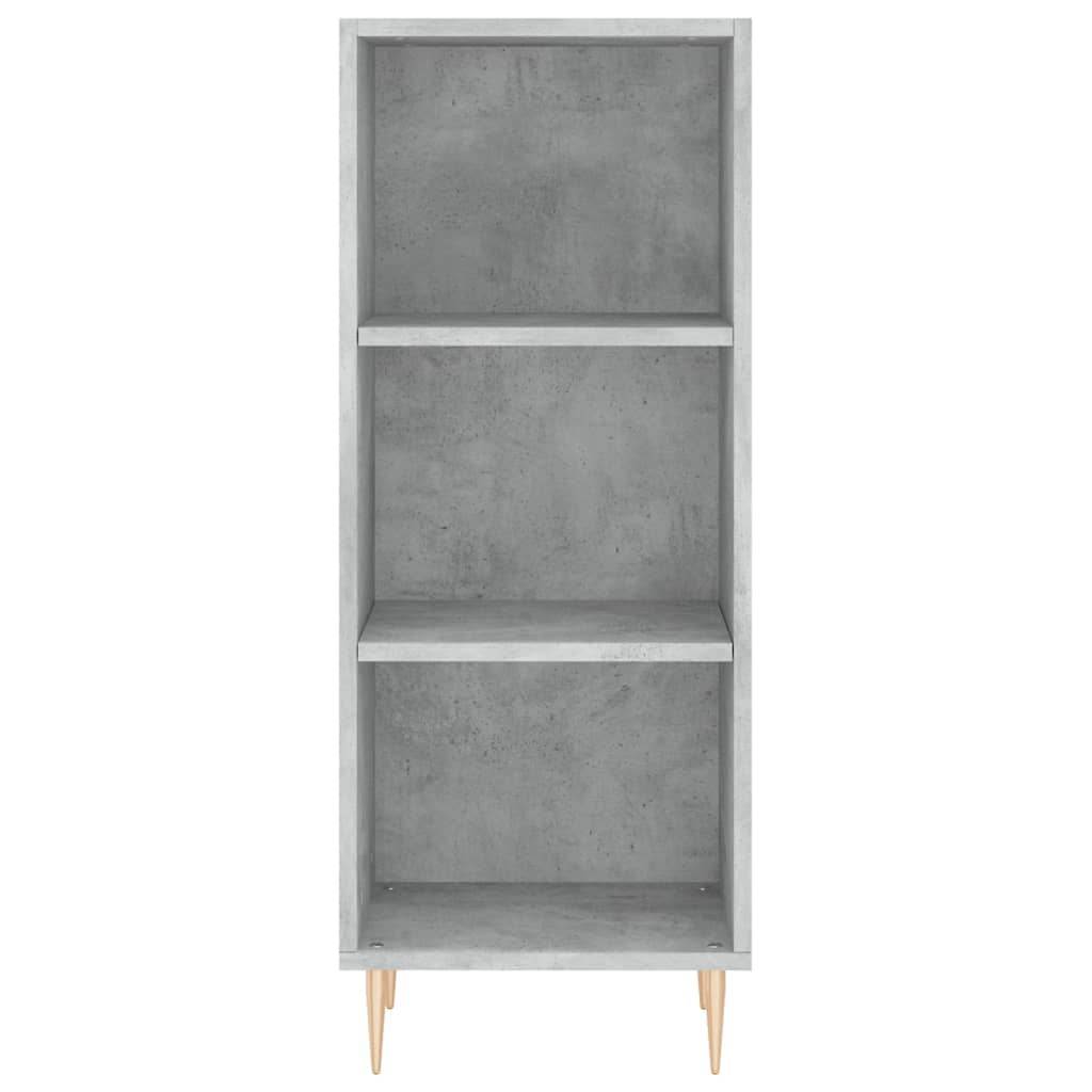 Buffet haut Gris béton 34,5x34x180 cm Bois d'ingénierie - XIOS