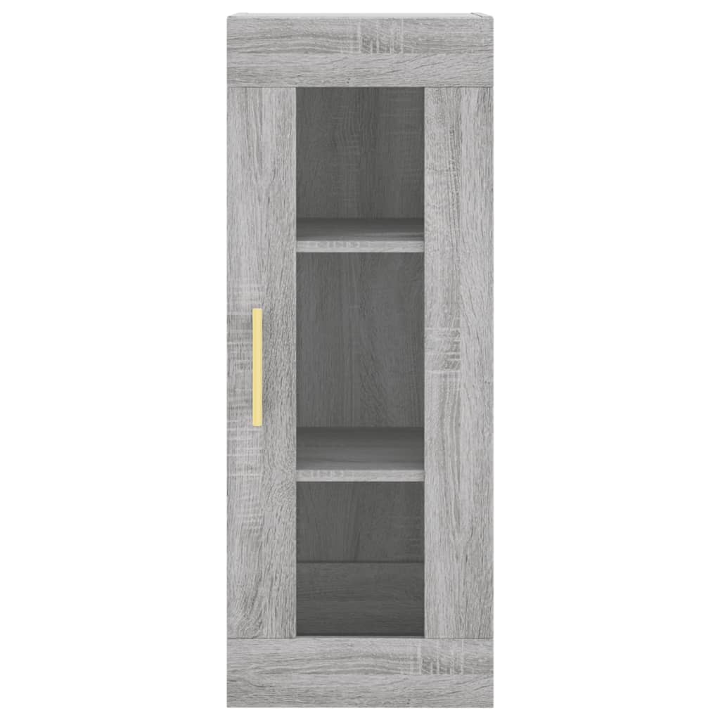 Buffet haut Sonoma gris 34,5x34x180 cm Bois d'ingénierie - XIOS