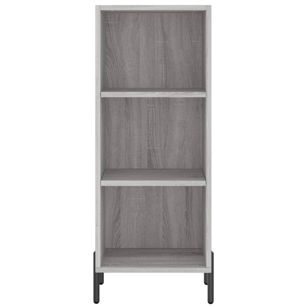 Buffet haut Sonoma gris 34,5x34x180 cm Bois d'ingénierie - XIOS