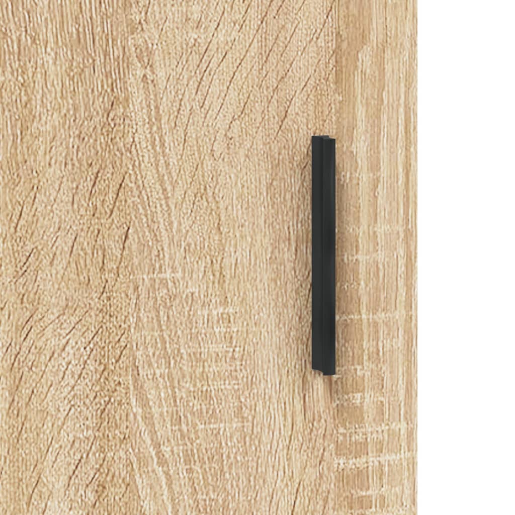 Buffet haut Chêne sonoma 34,5x34x180 cm Bois d'ingénierie - XIOS