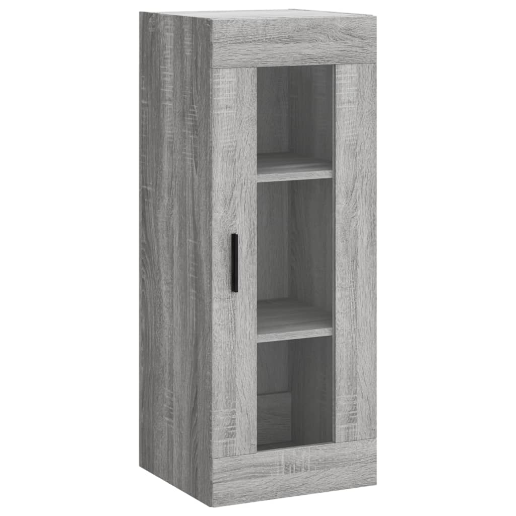 Buffet haut Sonoma gris 34,5x34x180 cm Bois d'ingénierie - XIOS