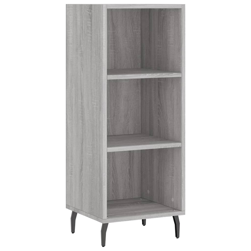 Buffet haut Sonoma gris 34,5x34x180 cm Bois d'ingénierie - XIOS