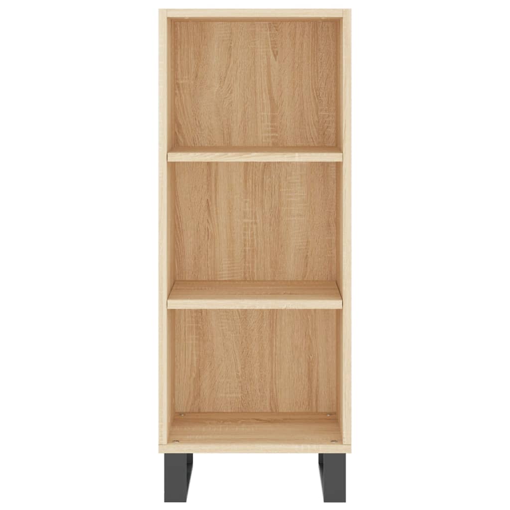 Buffet haut Chêne sonoma 34,5x34x180 cm Bois d'ingénierie - XIOS