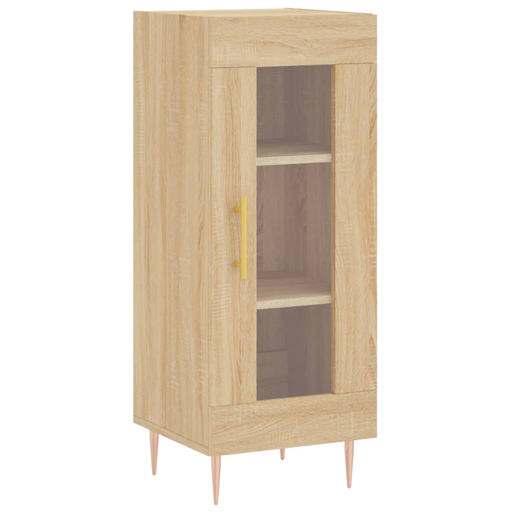 Buffet haut Chêne sonoma 34,5x34x180 cm Bois d'ingénierie - XIOS