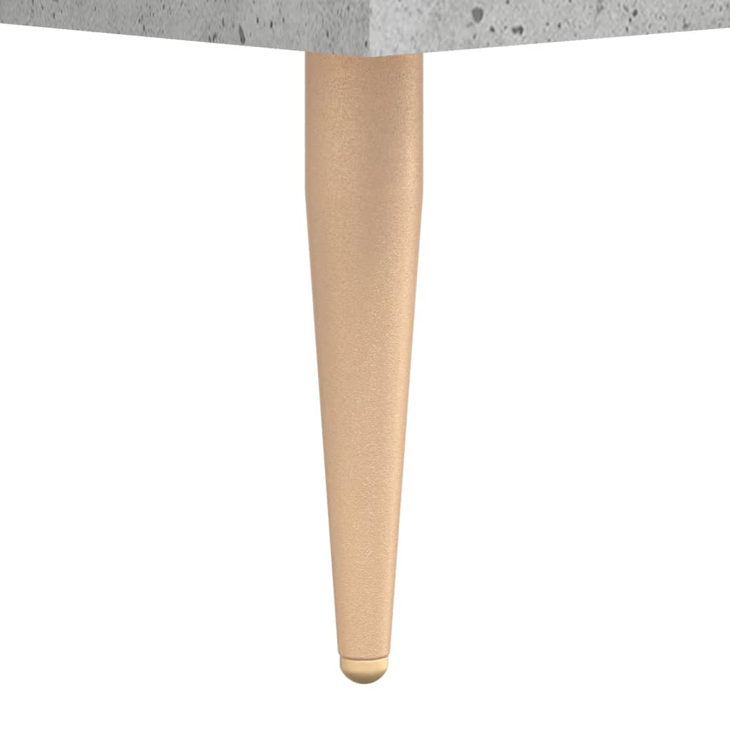 Buffet haut Gris béton 34,5x34x180 cm Bois d'ingénierie - XIOS