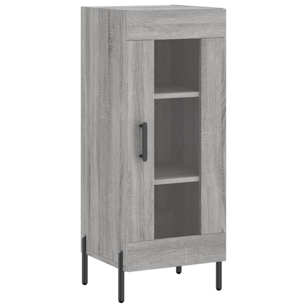 Buffet haut Sonoma gris 34,5x34x180 cm Bois d'ingénierie - XIOS