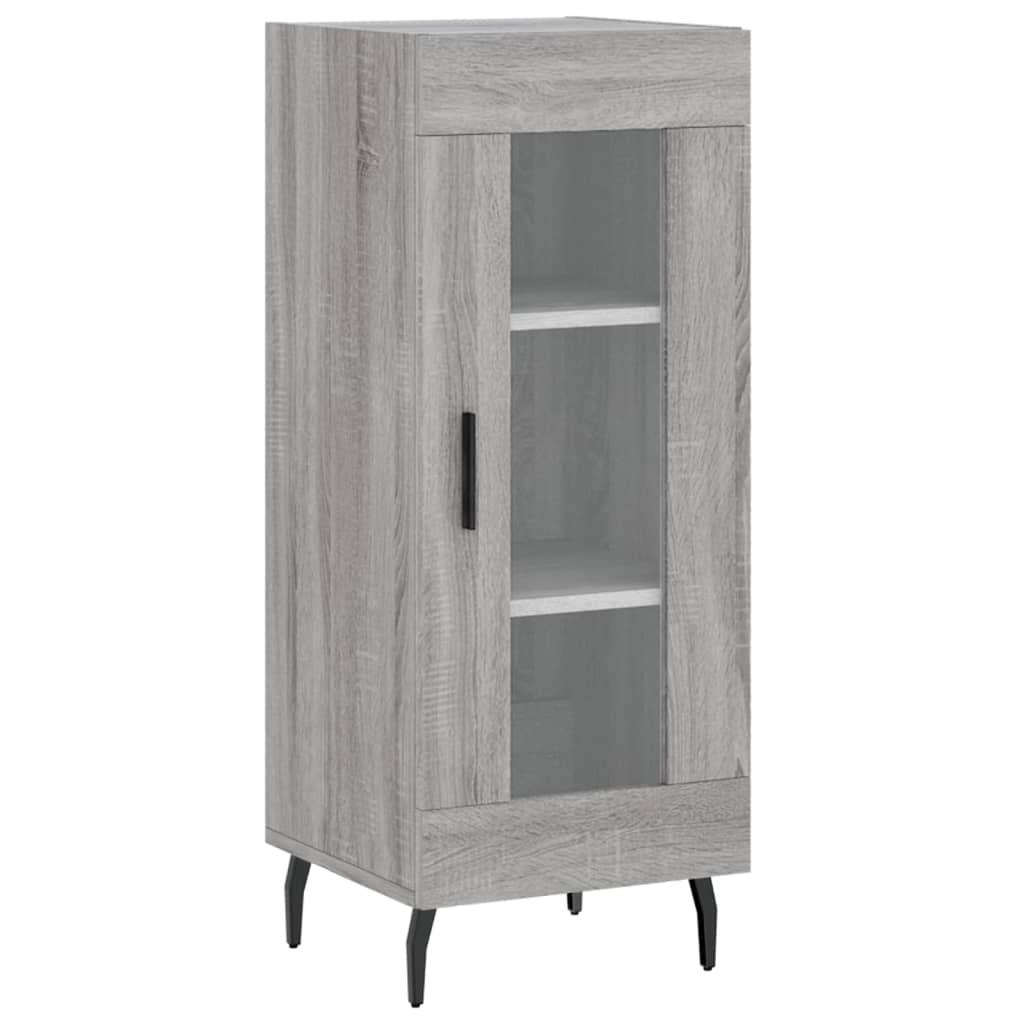 Buffet haut Sonoma gris 34,5x34x180 cm Bois d'ingénierie - XIOS