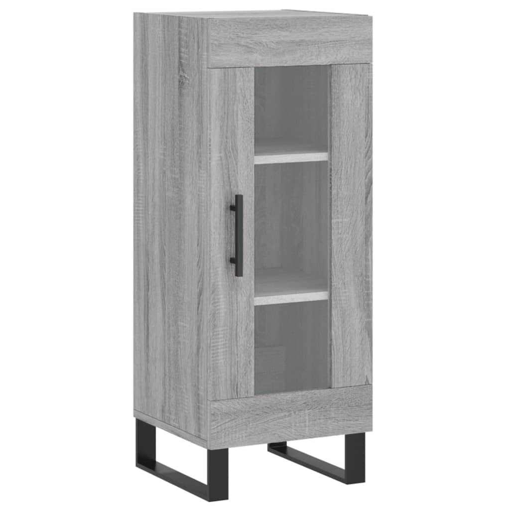 Buffet haut Sonoma gris 34,5x34x180 cm Bois d'ingénierie - XIOS