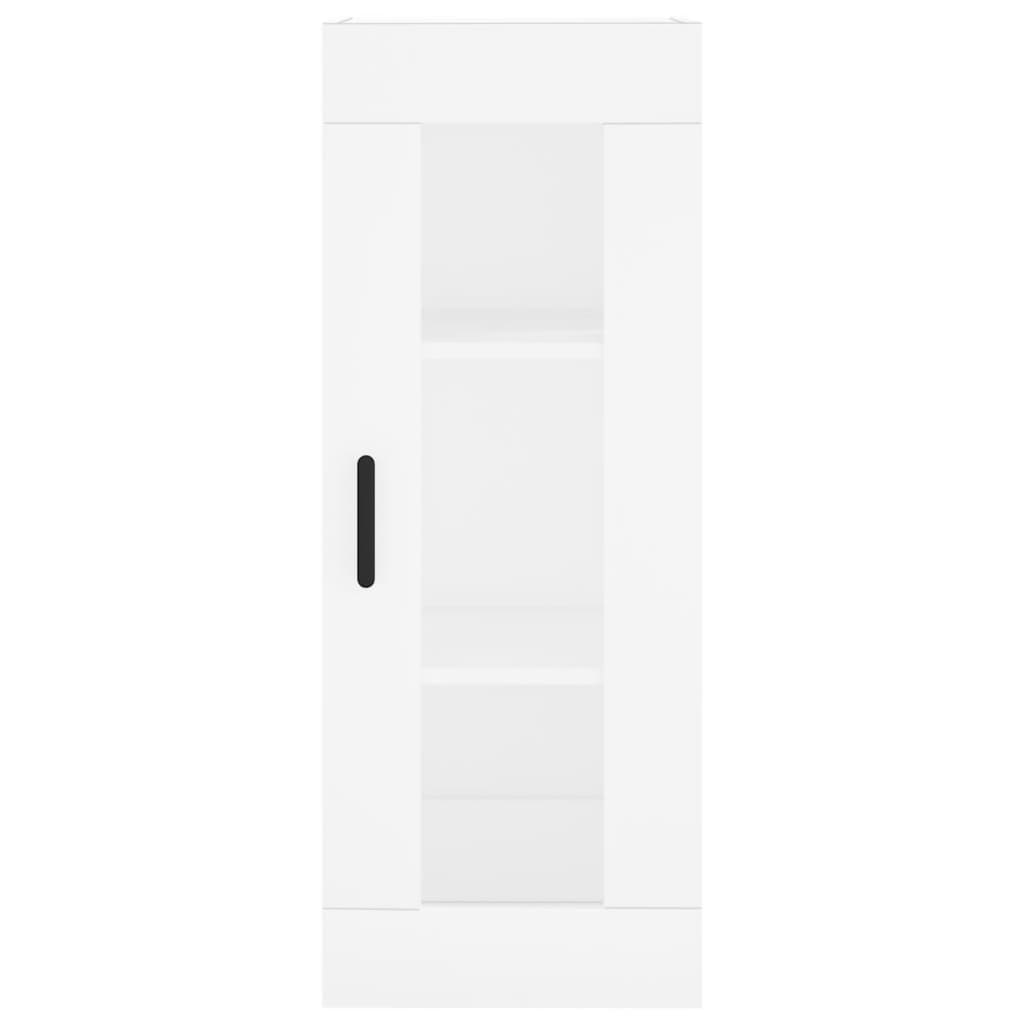 Buffet haut Blanc 34,5x34x180 cm Bois d'ingénierie - XIOS