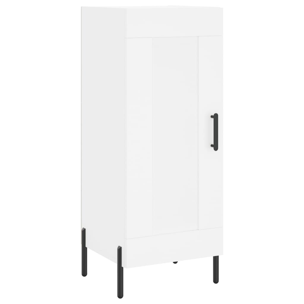 Buffet haut Blanc 34,5x34x180 cm Bois d'ingénierie - XIOS