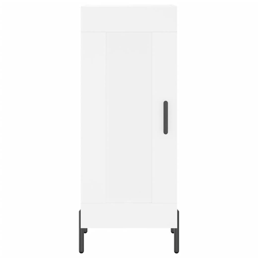 Buffet haut Blanc 34,5x34x180 cm Bois d'ingénierie - XIOS