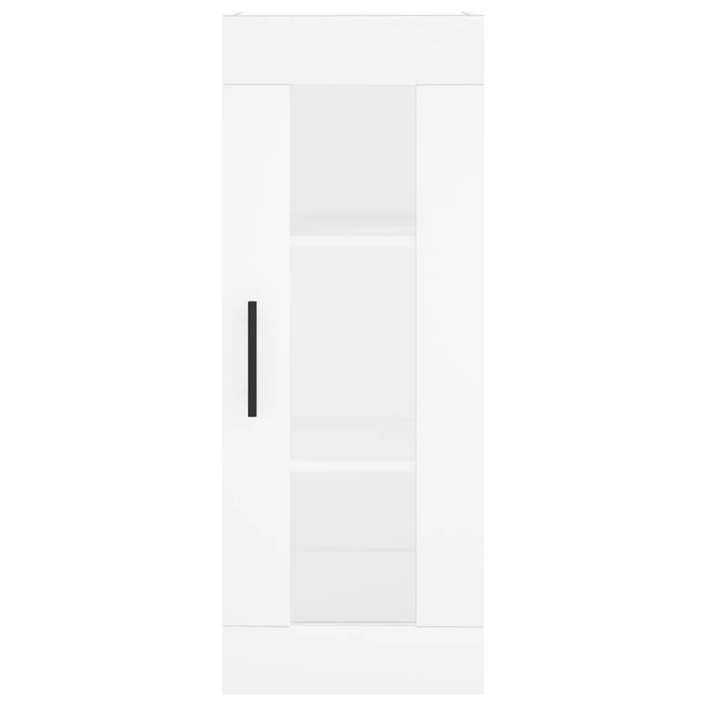 Buffet haut Blanc 34,5x34x180 cm Bois d'ingénierie - XIOS