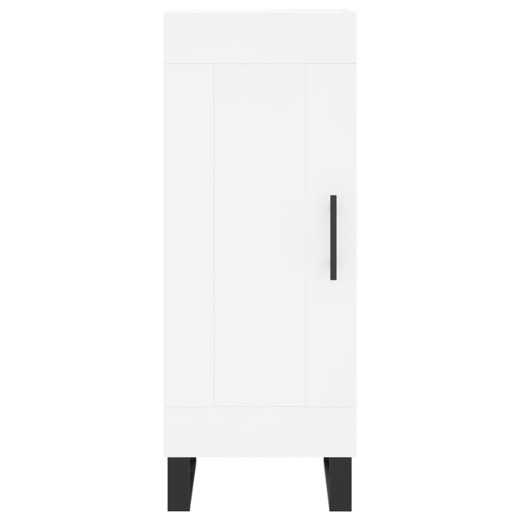 Buffet haut Blanc 34,5x34x180 cm Bois d'ingénierie - XIOS
