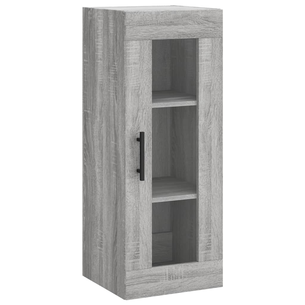 Buffet haut Sonoma gris 34,5x34x180 cm Bois d'ingénierie - XIOS