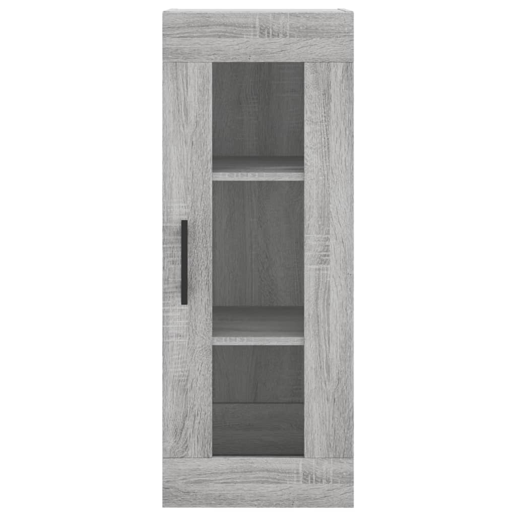 Buffet haut Sonoma gris 34,5x34x180 cm Bois d'ingénierie - XIOS