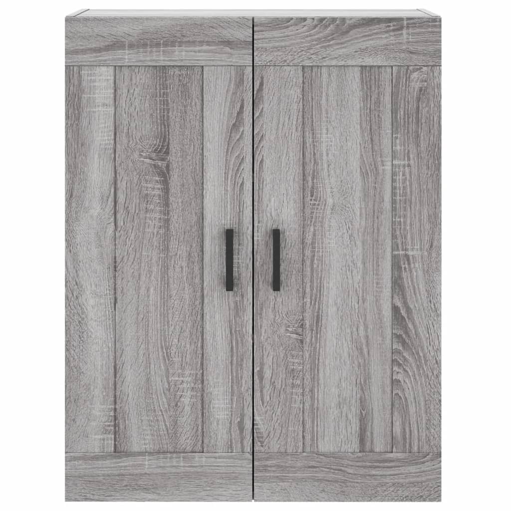 Buffet haut Sonoma gris 69,5x34x180 cm Bois d'ingénierie - XIOS
