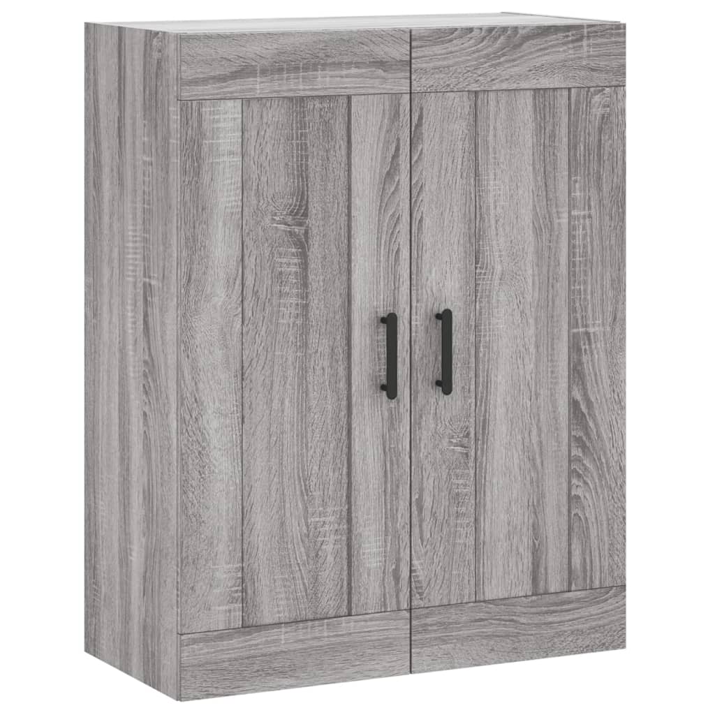 Buffet haut Sonoma gris 69,5x34x180 cm Bois d'ingénierie - XIOS