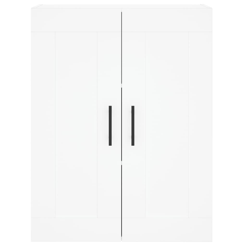 Buffet haut Blanc 69,5x34x180 cm Bois d'ingénierie - XIOS