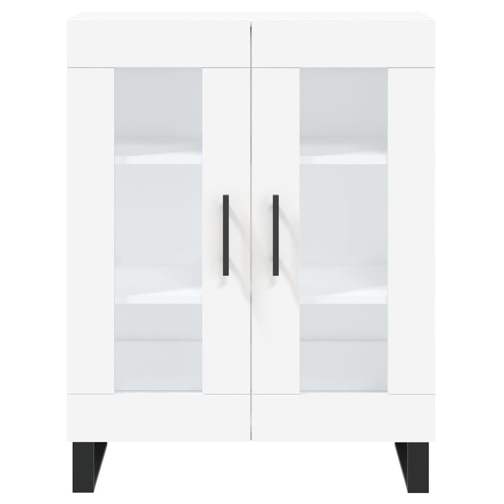 Buffet haut Blanc 69,5x34x180 cm Bois d'ingénierie - XIOS