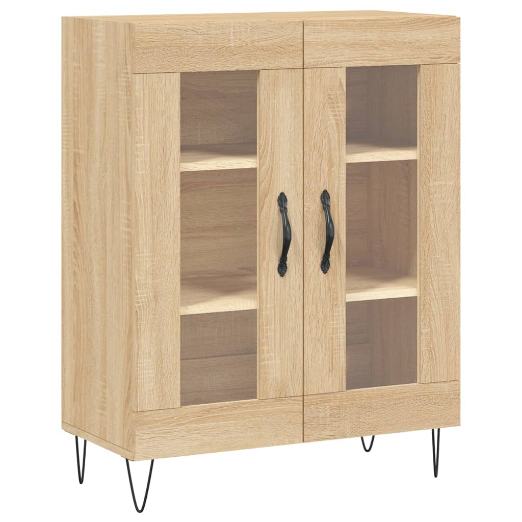 Buffet haut Chêne sonoma 69,5x34x180 cm Bois d'ingénierie - XIOS