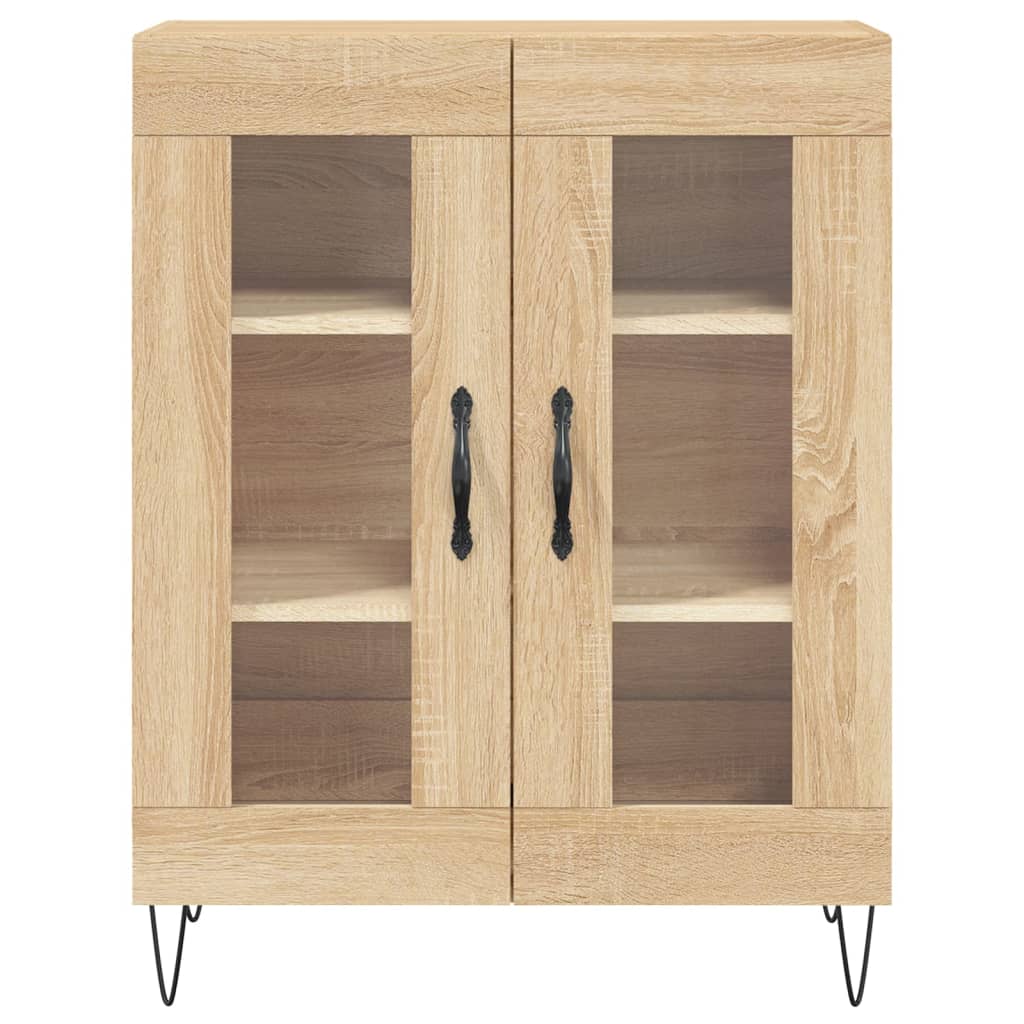 Buffet haut Chêne sonoma 69,5x34x180 cm Bois d'ingénierie - XIOS