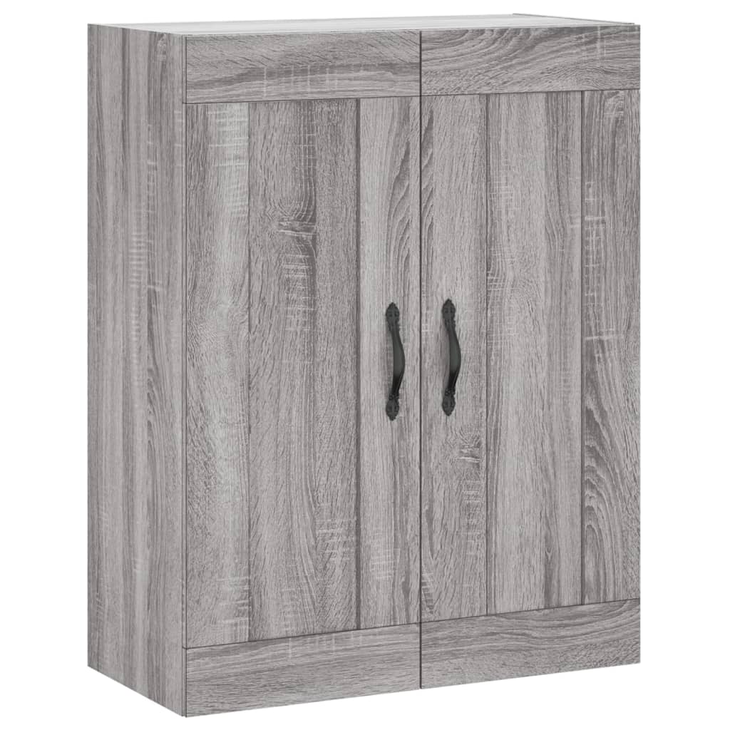 Buffet haut Sonoma gris 69,5x34x180 cm Bois d'ingénierie - XIOS