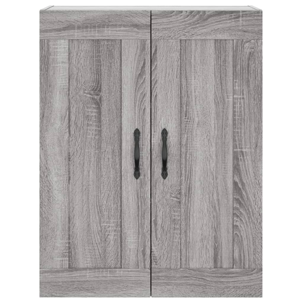 Buffet haut Sonoma gris 69,5x34x180 cm Bois d'ingénierie - XIOS