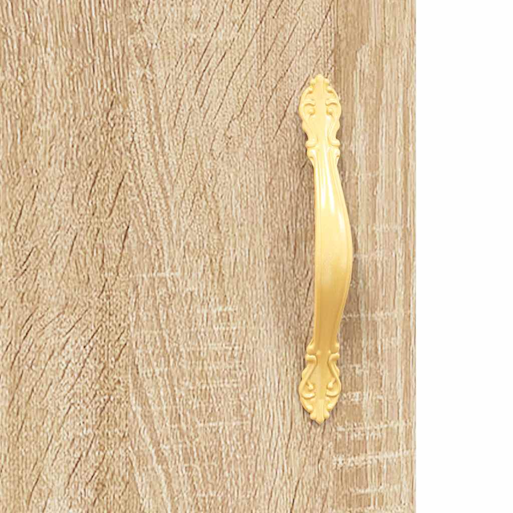 Buffet haut Chêne sonoma 69,5x34x180 cm Bois d'ingénierie - XIOS