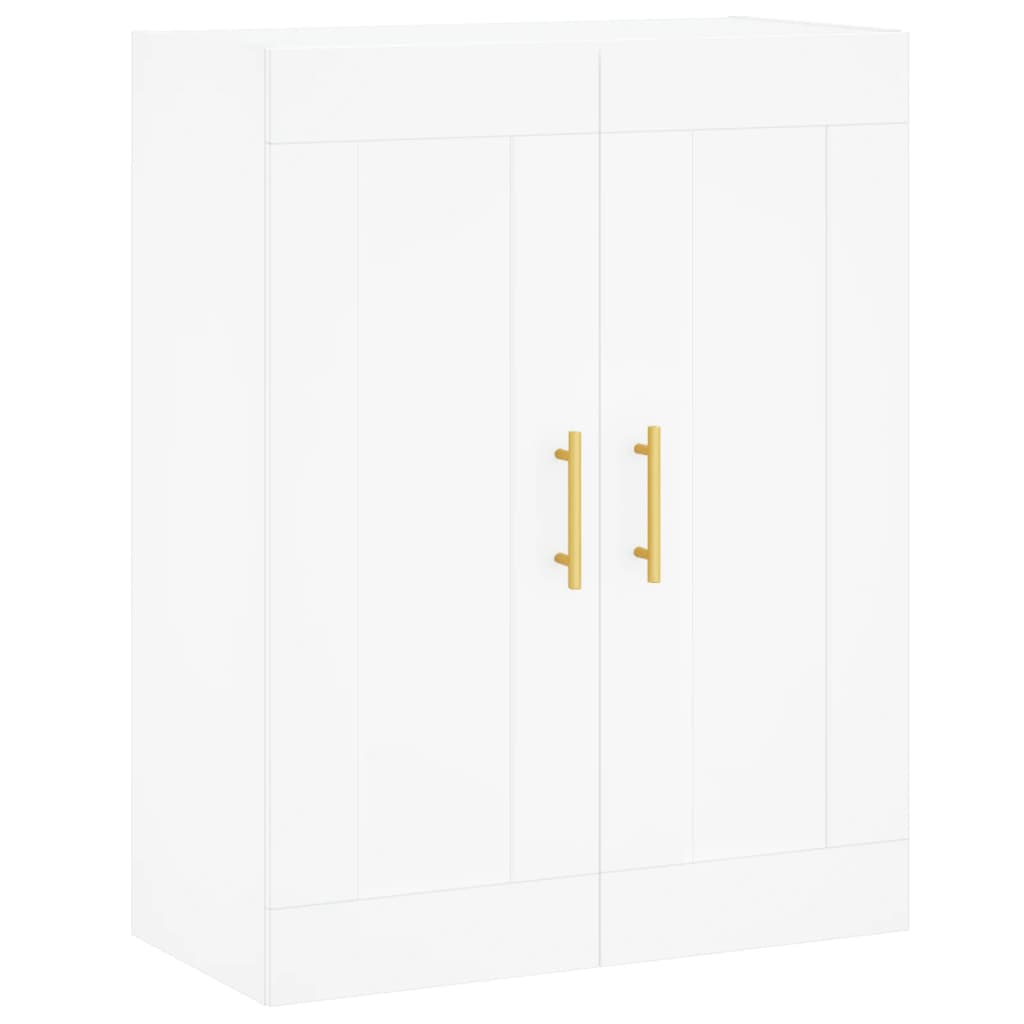 Buffet haut Blanc 69,5x34x180 cm Bois d'ingénierie - XIOS