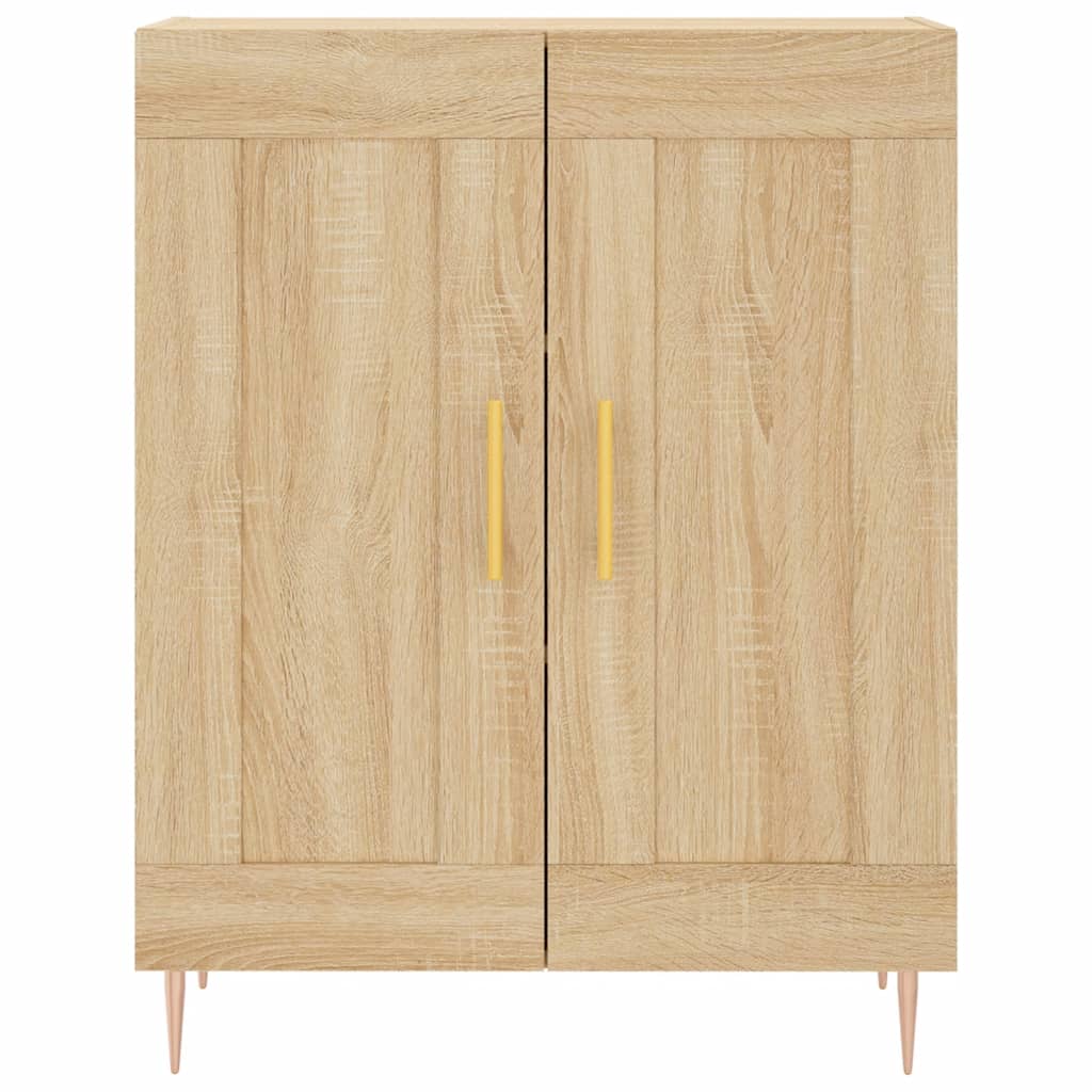 Buffet haut Chêne sonoma 69,5x34x180 cm Bois d'ingénierie - XIOS