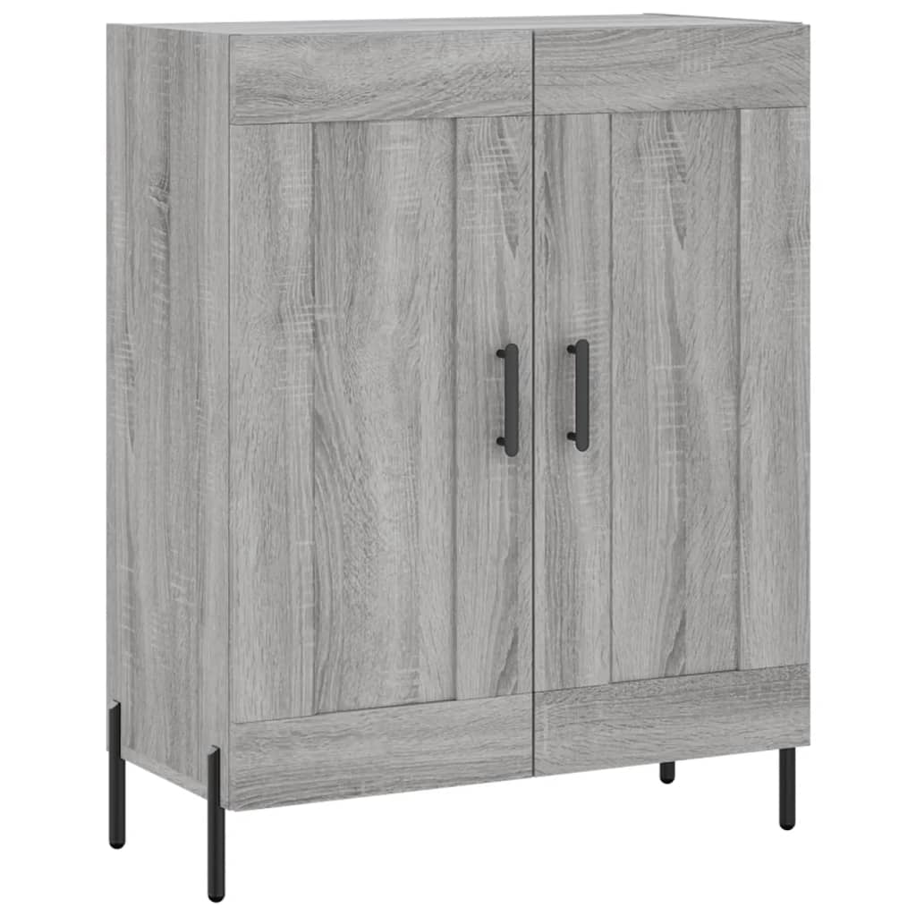 Buffet haut Sonoma gris 69,5x34x180 cm Bois d'ingénierie - XIOS
