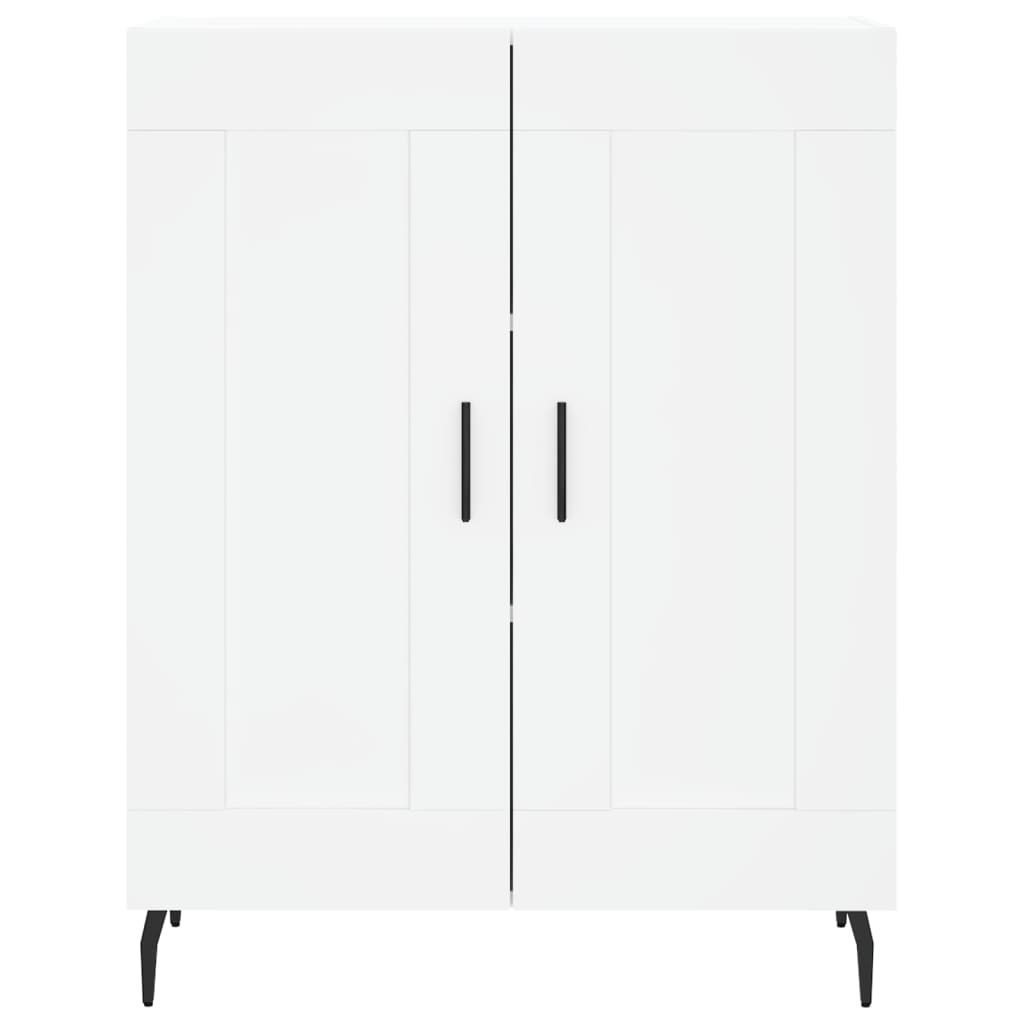 Buffet haut Blanc 69,5x34x180 cm Bois d'ingénierie - XIOS
