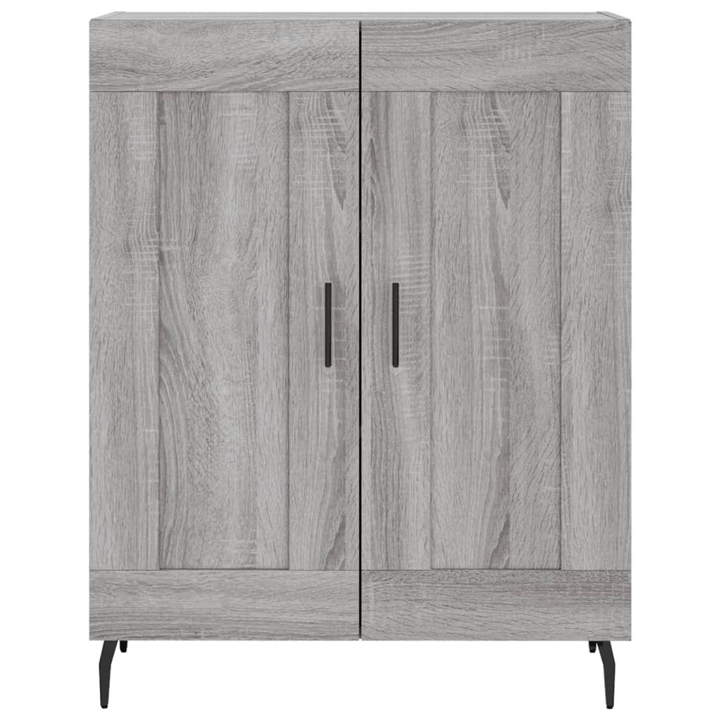 Buffet haut Sonoma gris 69,5x34x180 cm Bois d'ingénierie - XIOS