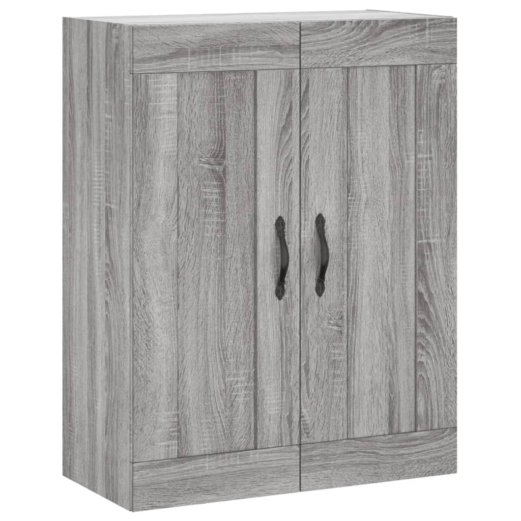 Buffet haut Sonoma gris 69,5x34x180 cm Bois d'ingénierie - XIOS