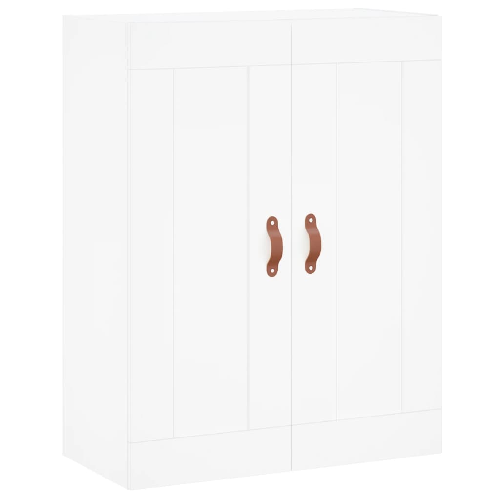 Buffet haut Blanc 69,5x34x180 cm Bois d'ingénierie - XIOS