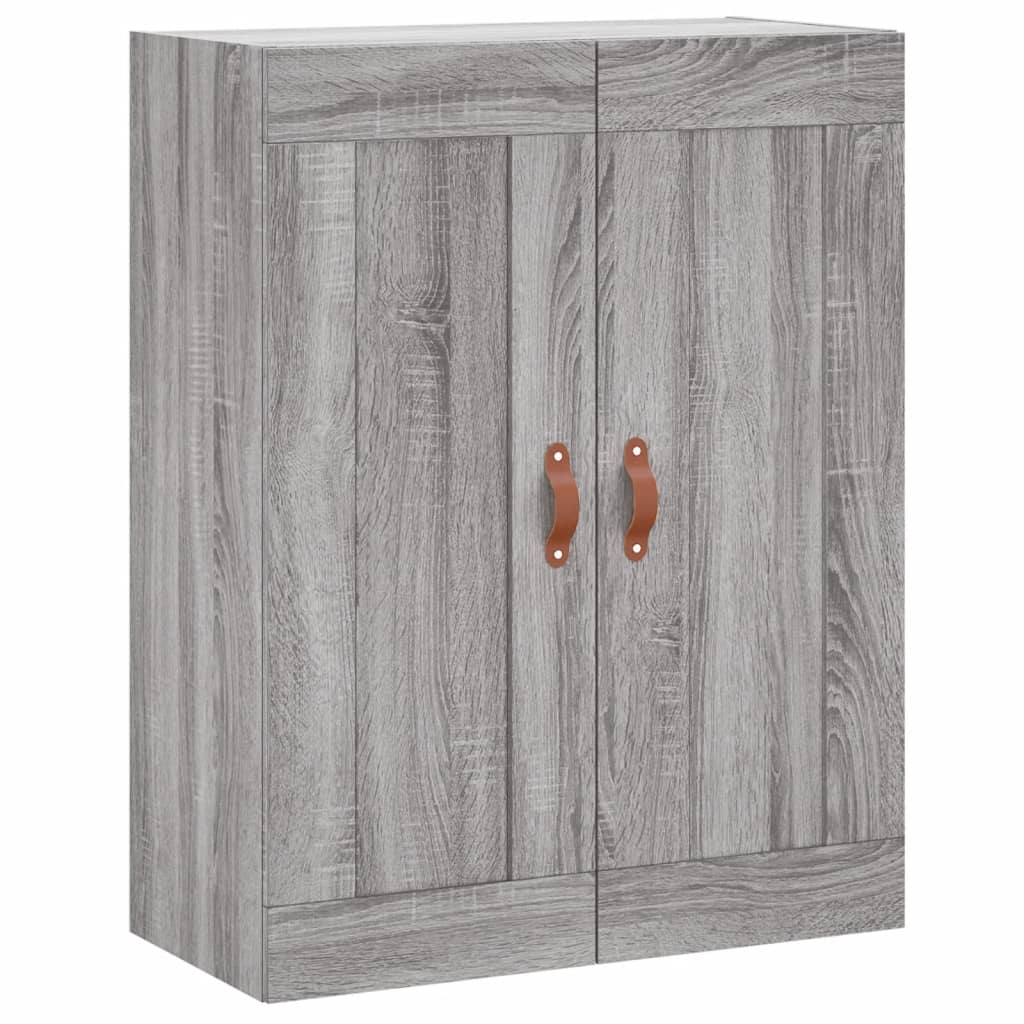Buffet haut Sonoma gris 69,5x34x180 cm Bois d'ingénierie - XIOS