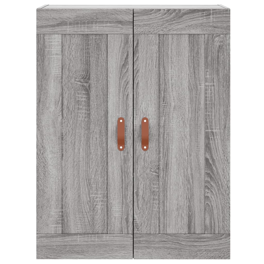 Buffet haut Sonoma gris 69,5x34x180 cm Bois d'ingénierie - XIOS