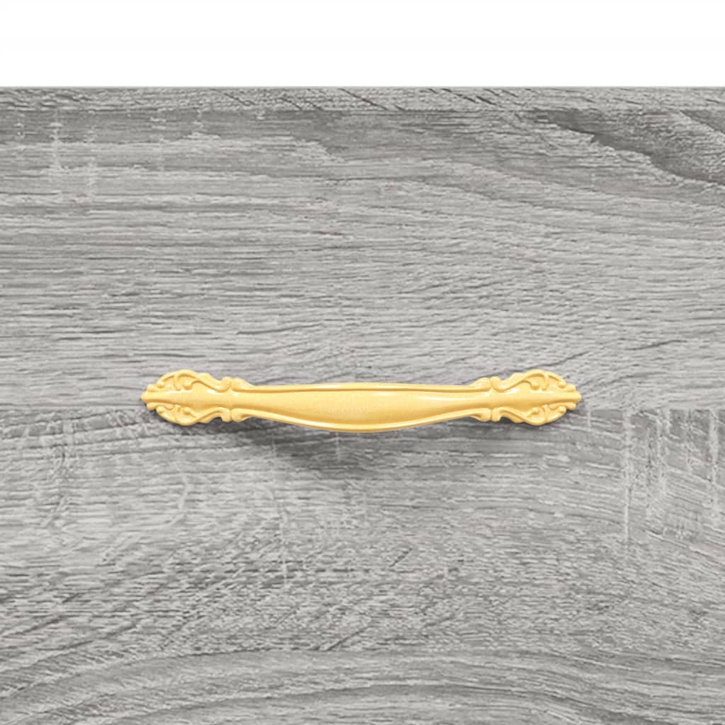 Buffet haut Sonoma gris 69,5x34x180 cm Bois d'ingénierie - XIOS