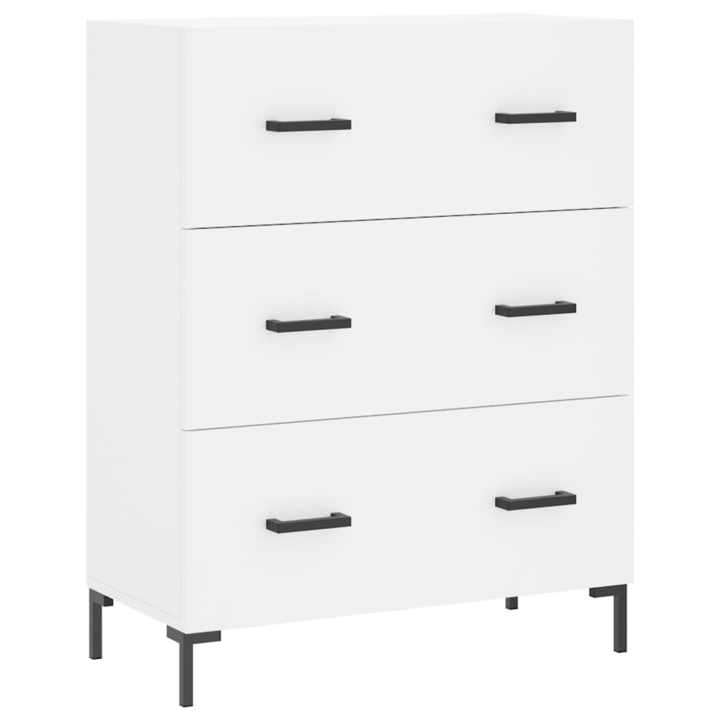 Buffet haut Blanc 69,5x34x180 cm Bois d'ingénierie - XIOS