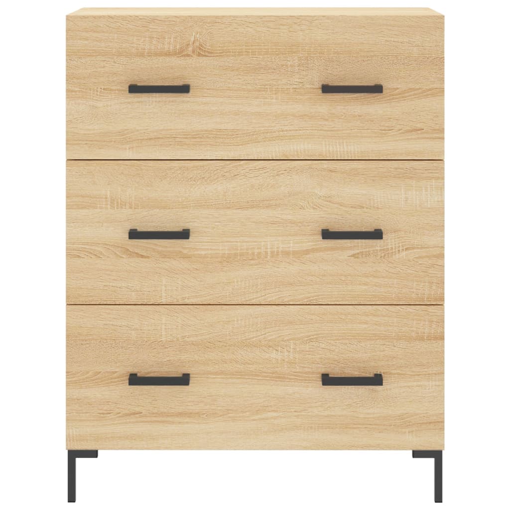 Buffet haut Chêne sonoma 69,5x34x180 cm Bois d'ingénierie - XIOS