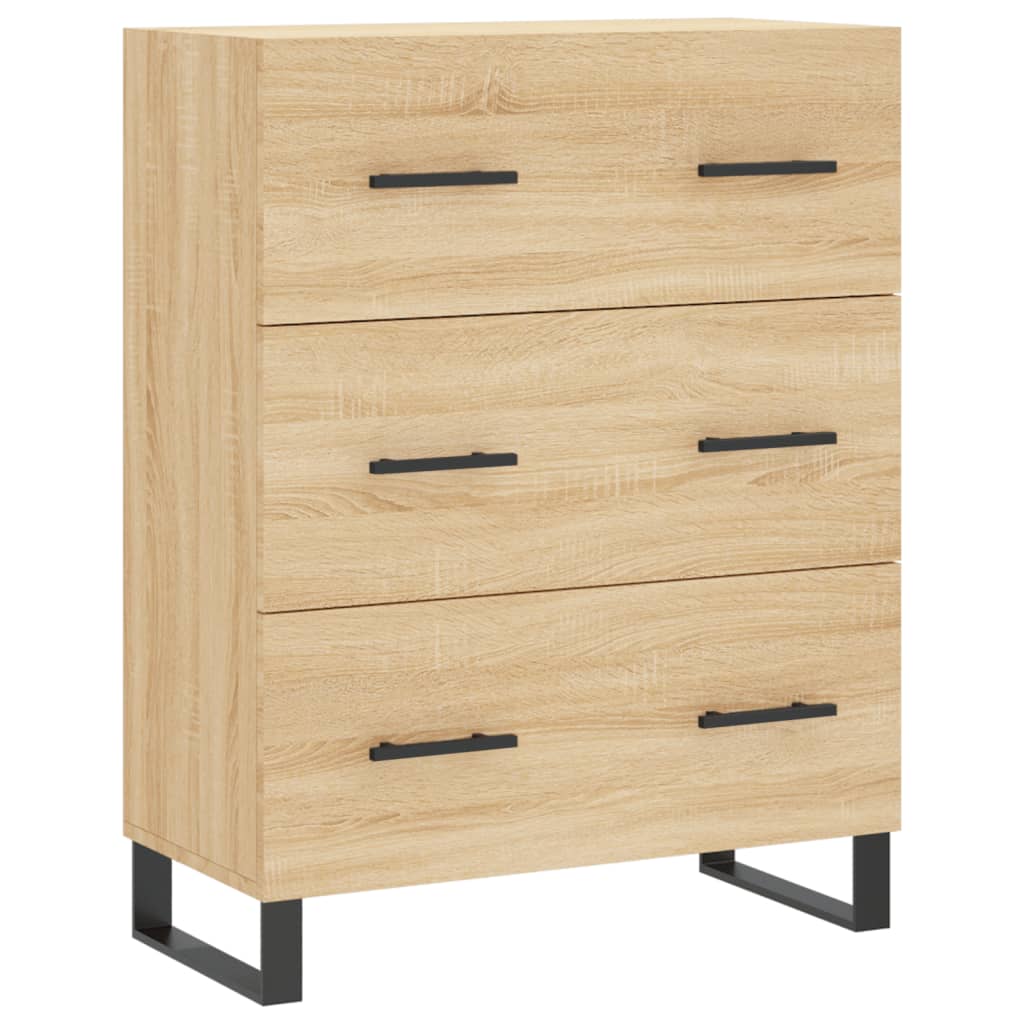 Buffet haut Chêne sonoma 69,5x34x180 cm Bois d'ingénierie - XIOS